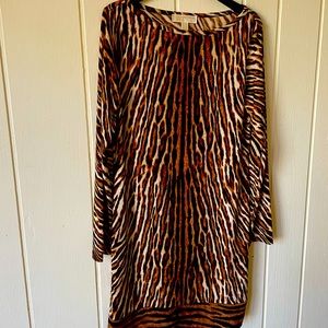 Animal print dress